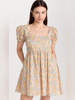 NWT LoveShackFancy Raleigh Floral Mini Dress